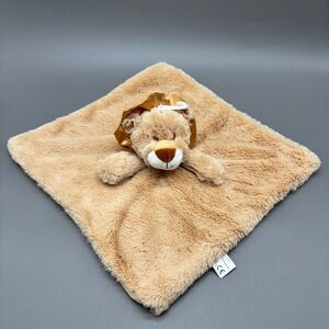 Kellytoy Lion Security Blanket Lovey Rattle Plush Baby Comfort Blankie Toy Minky